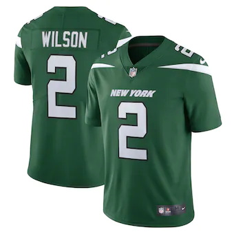 mens nike zach wilson gotham green new york jets vapor limi